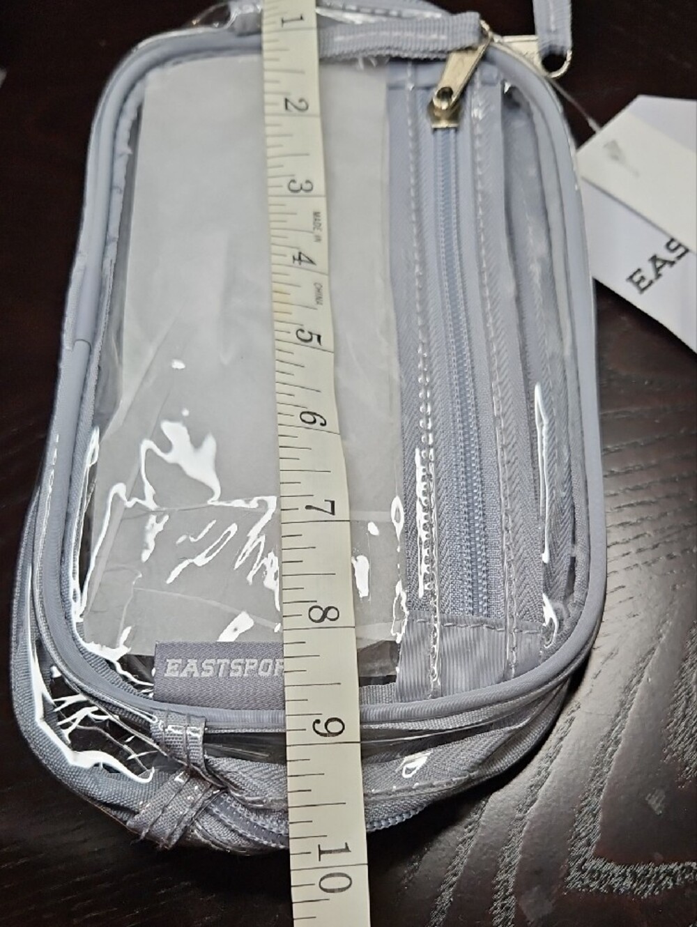 EastSports Clear Belt Bag in Light Gray NWT - Picture 7 of 9